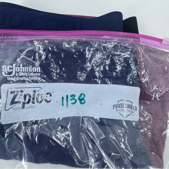 BAMBOO COOL 2 pair Men's Boxer Briefs - Navy and Pink - Picture 5 of 7